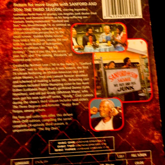 Sanford & Son Third Season 3 Disc Set - Picture 2 of 5